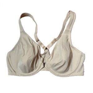 NWT Delimira Racerback Women's Beige Front Close Bra Size 36C